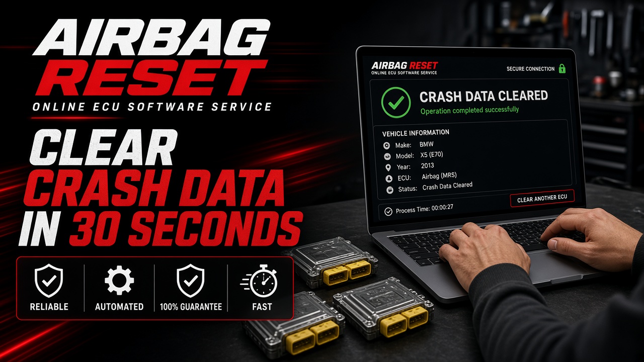 Clear crash data in 30 seconds